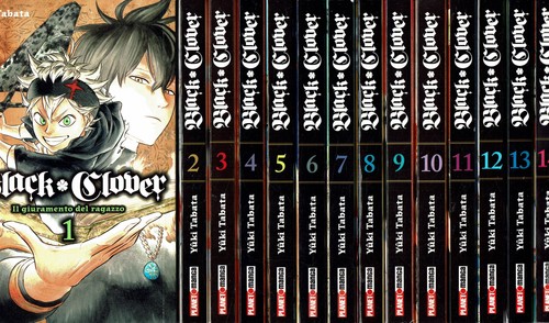 Black clover serie - black,
