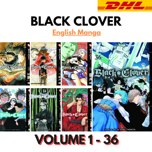 Black clover manga - clover, 1-36
